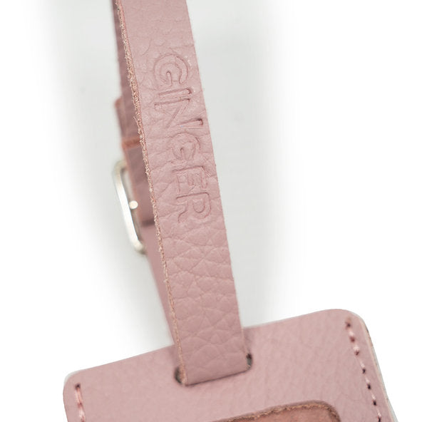 Travel Tag Flamingo Pink