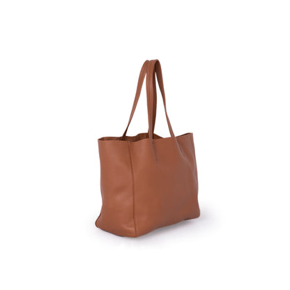 London Tote Midi Tan