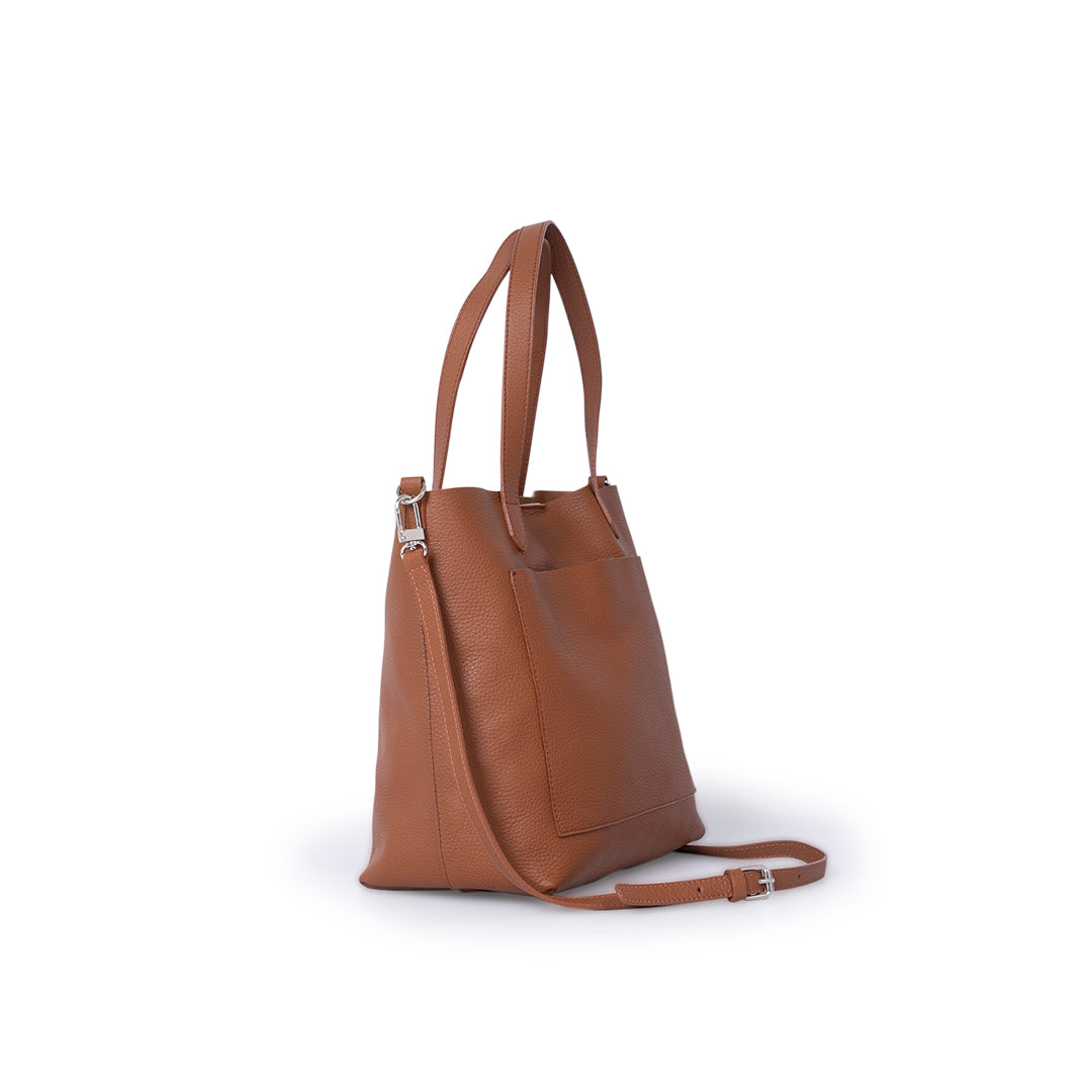 Osaka Tote Midi Tan