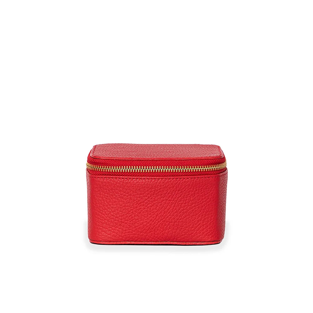 Capri Jewelry Case Small Red