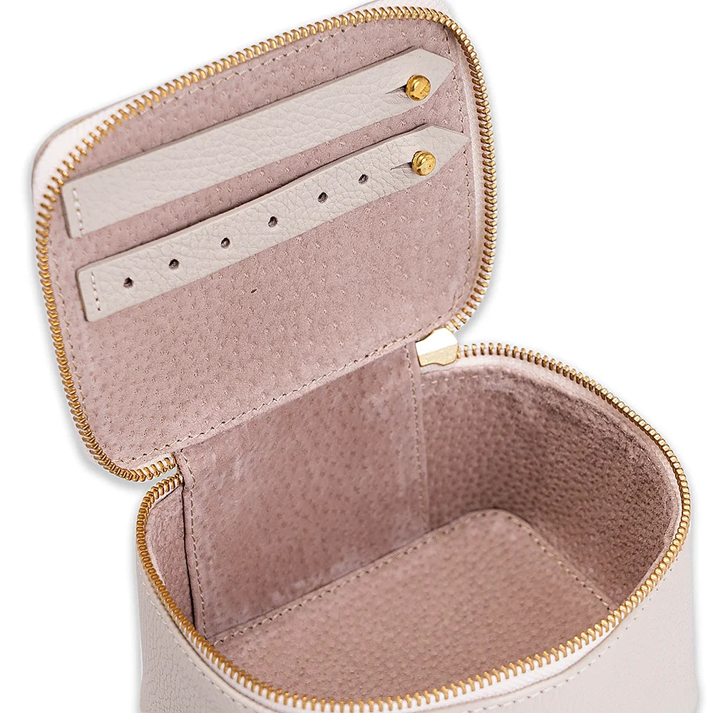 Capri Jewelry Case Small Off White