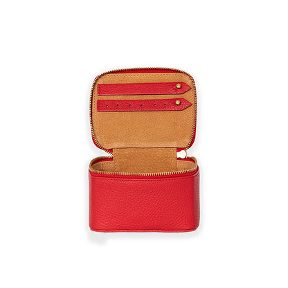 Capri Jewelry Case Small Red