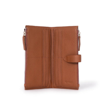 Galicia Double Wallet Tan