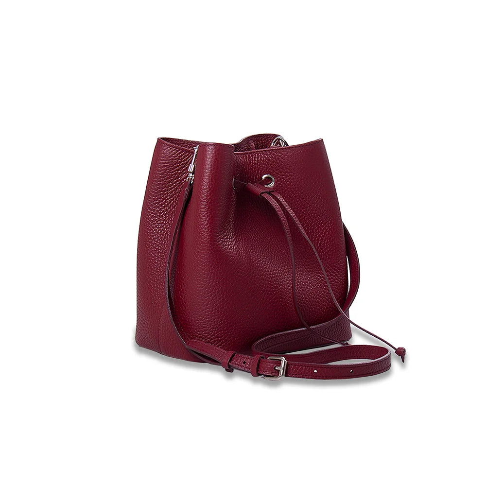 Athens Crossbody Bag Medium Burgundy