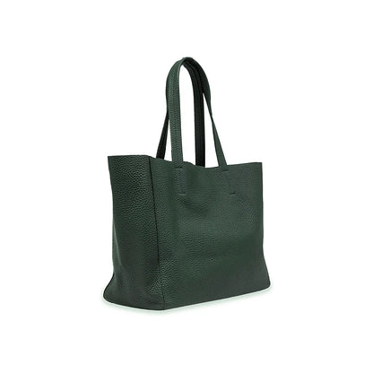 London Tote Midi Deep Green