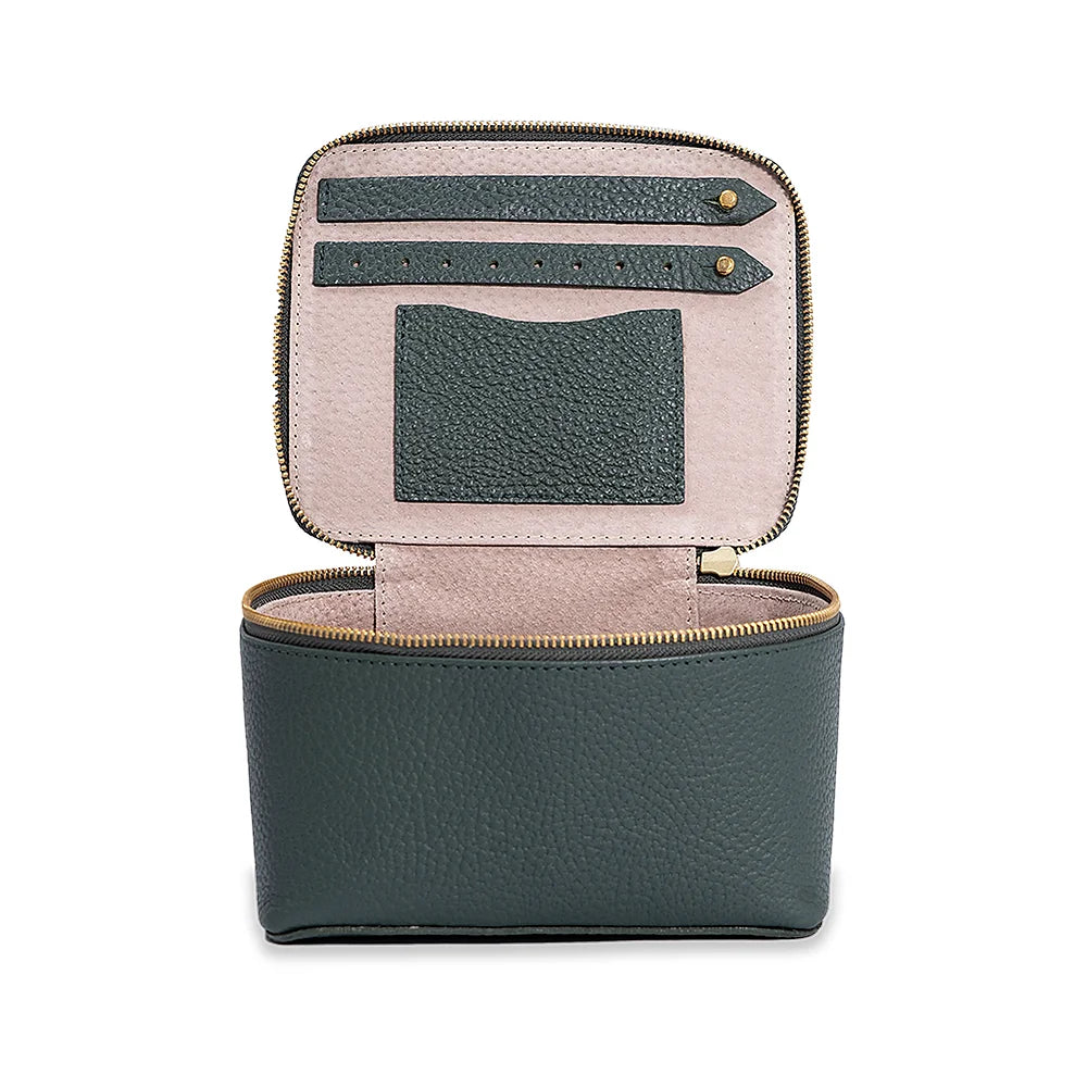 Capri Jewelry Case Big Deep Green