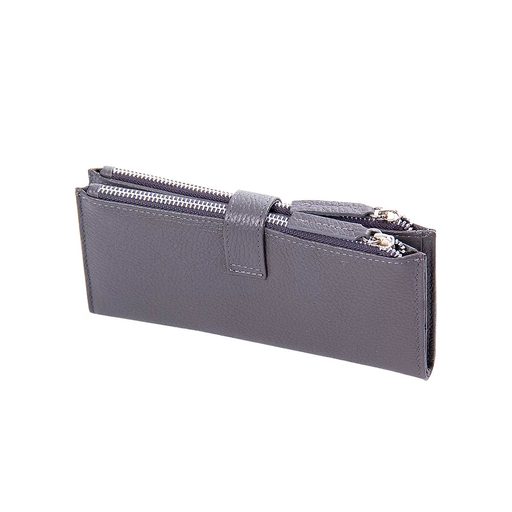 Galicia Double Wallet Grey