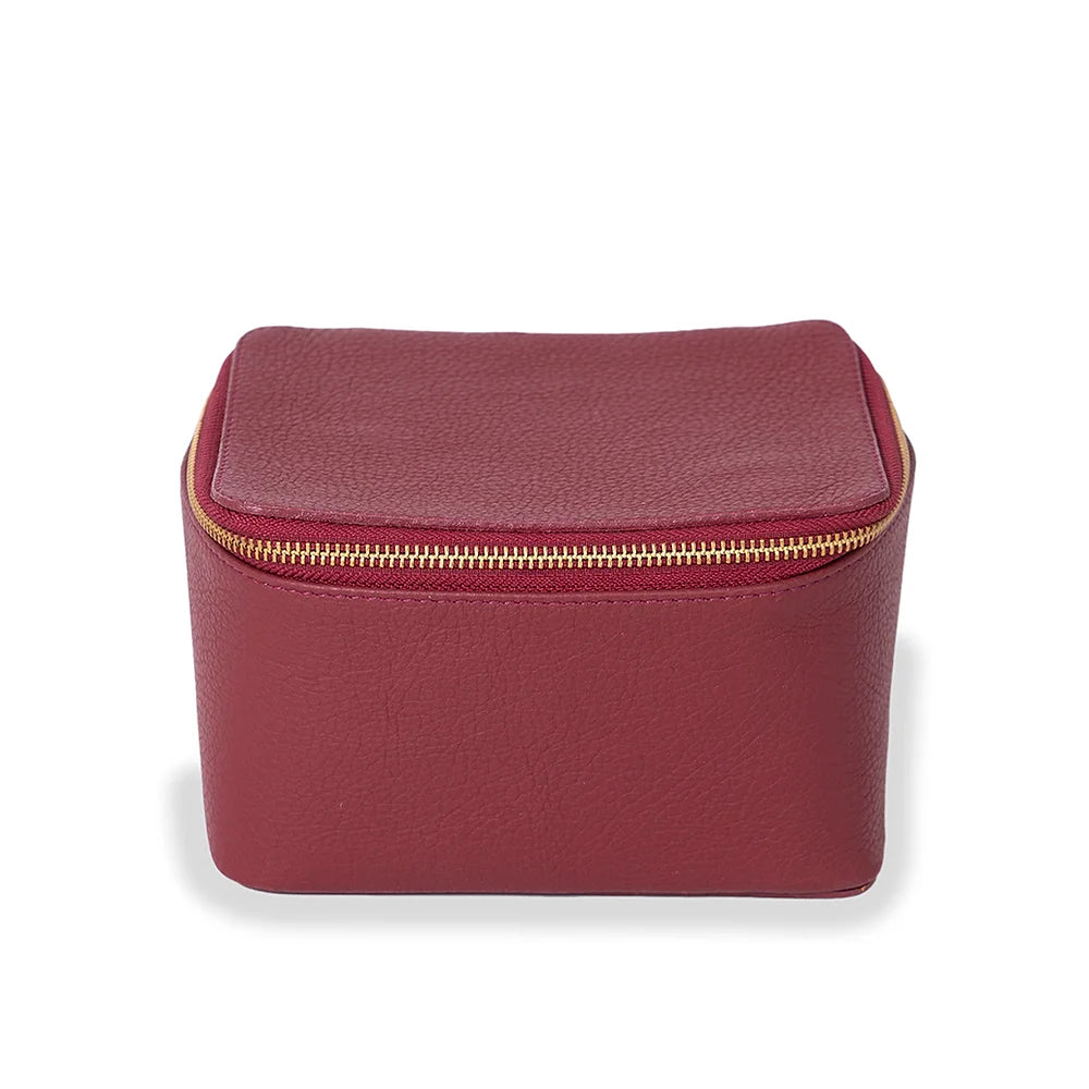 Capri Jewelry Case Big Burgundy