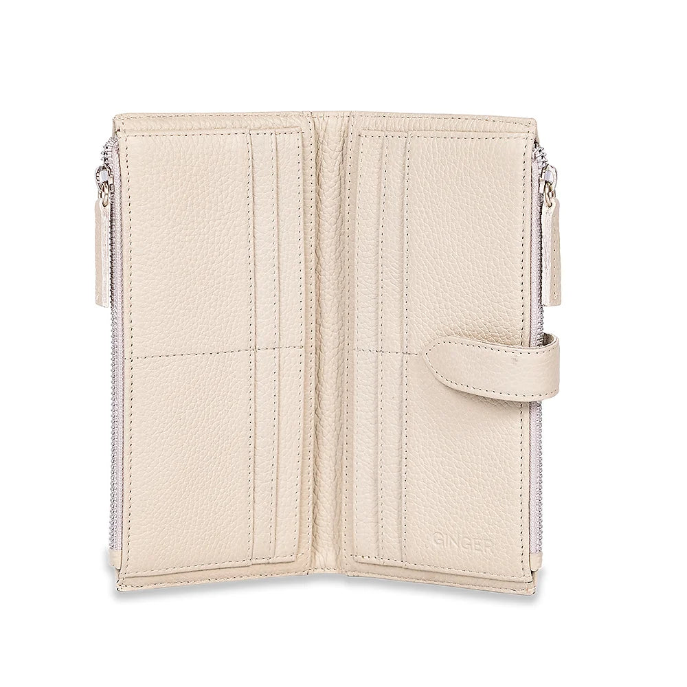 Galicia Double Wallet Off White