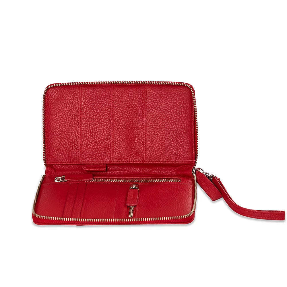 Lisboa Travel Wallet Mini Red