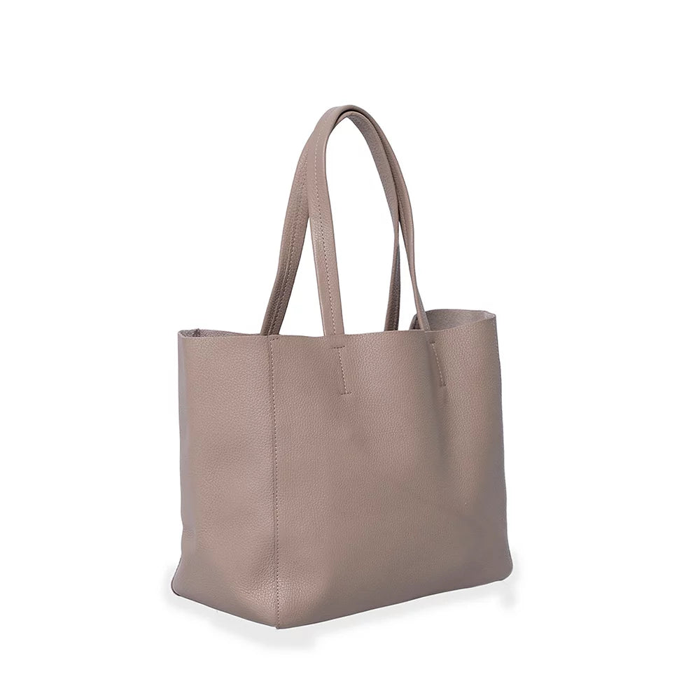 London Tote Midi Cement