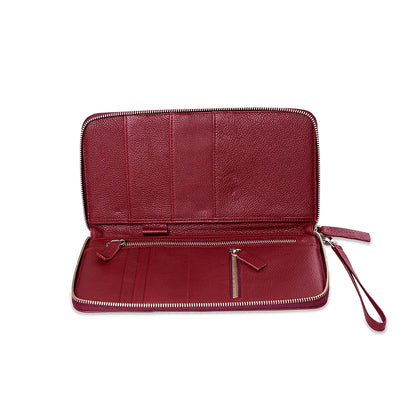 Lisboa Travel Wallet Burgundy