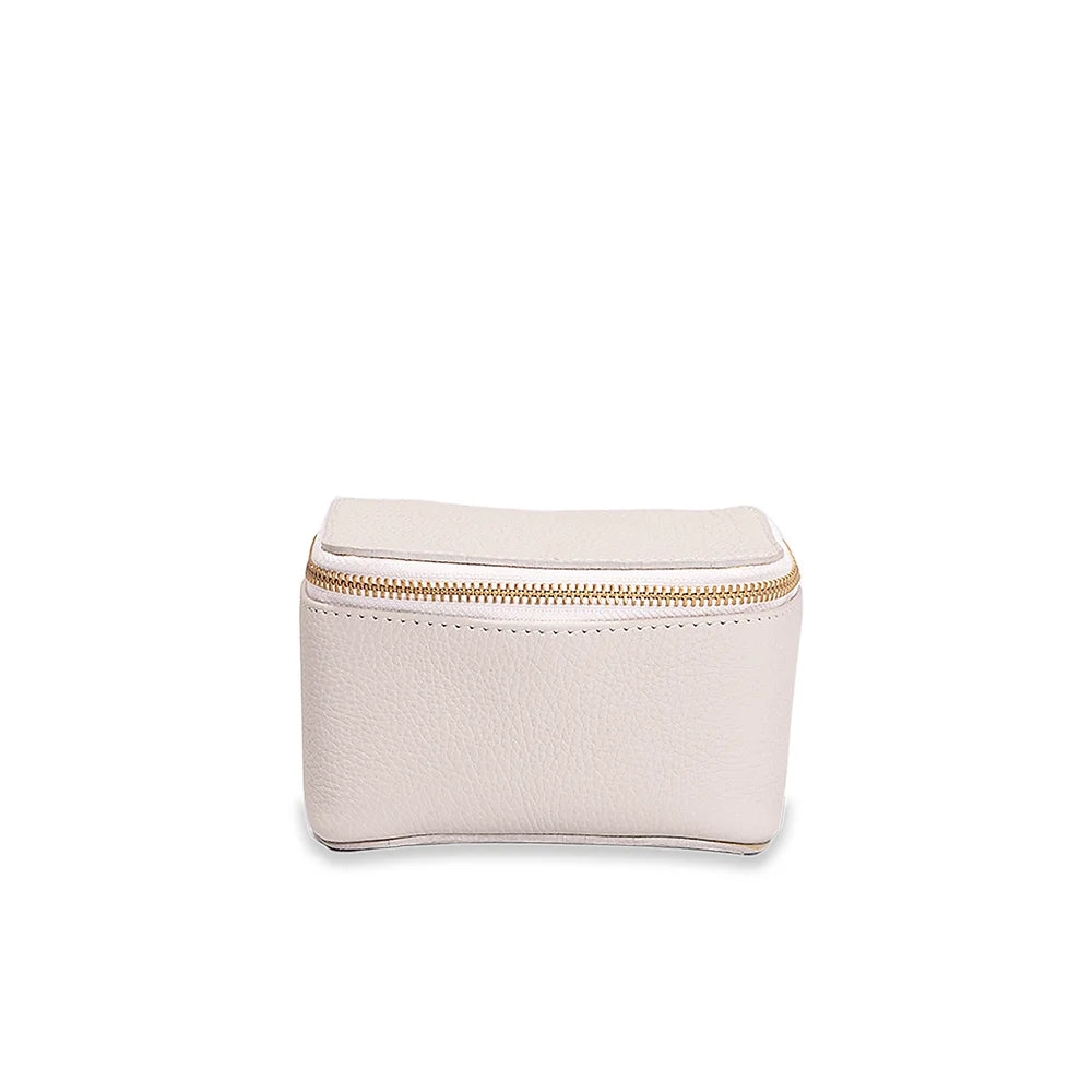 Capri Jewelry Case Small Off White