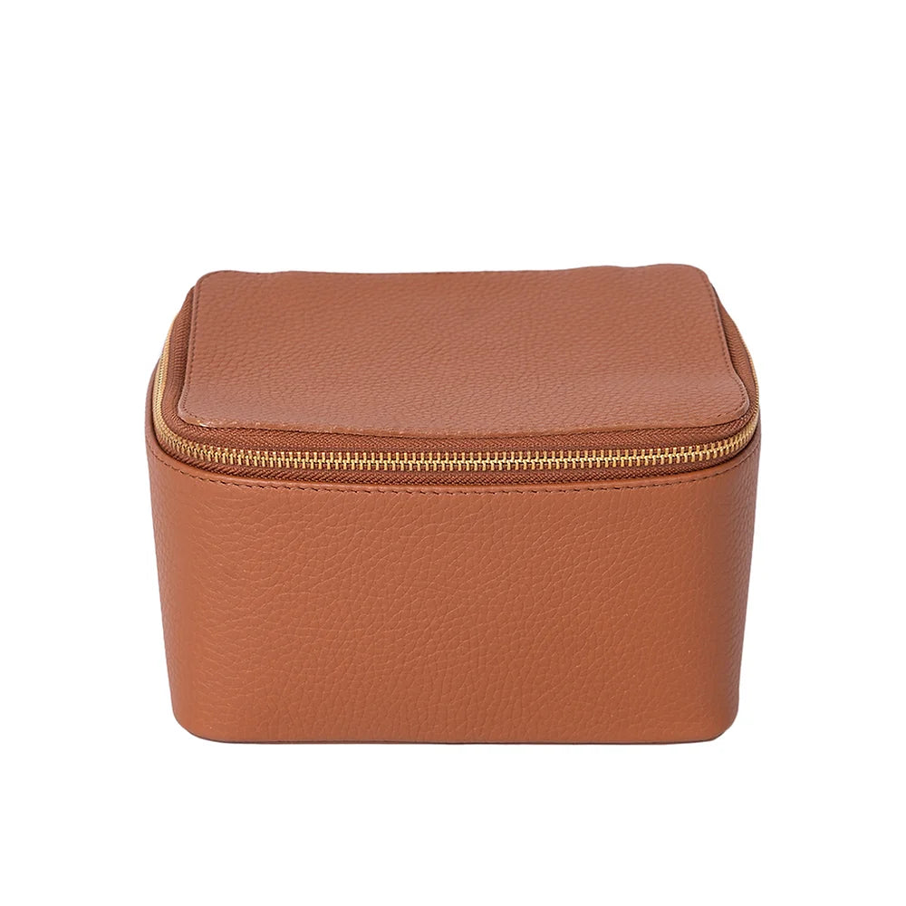 Capri Jewelry Case Big Tan