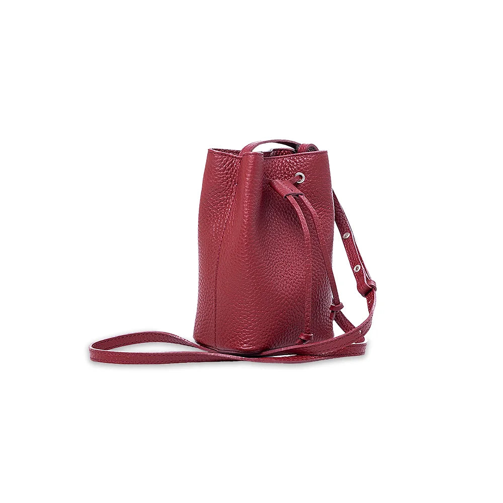 Athens Crossbody Bag Mini Burgundy