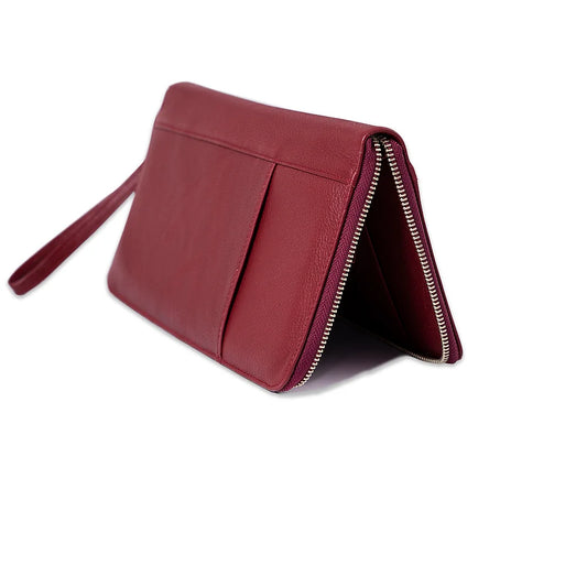 Lisboa Travel Wallet Burgundy