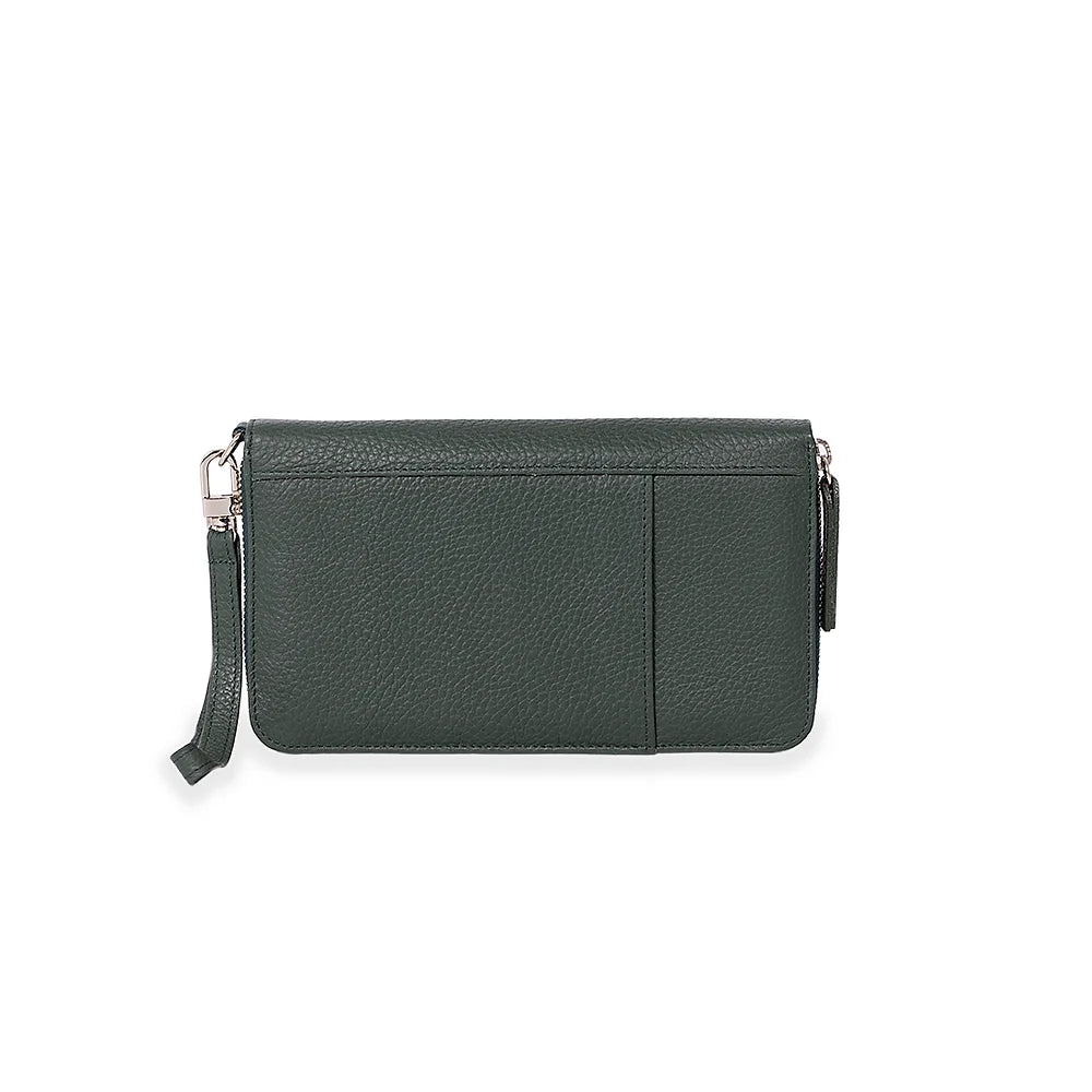 Lisboa Travel Wallet Mini Deep Green