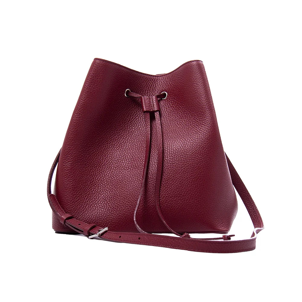 Athens Crossbody Bag Large Burgundy