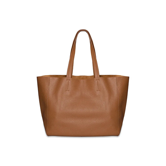 London Tote Midi Camel