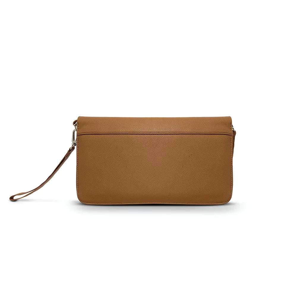 Lisboa Travel Wallet Camel
