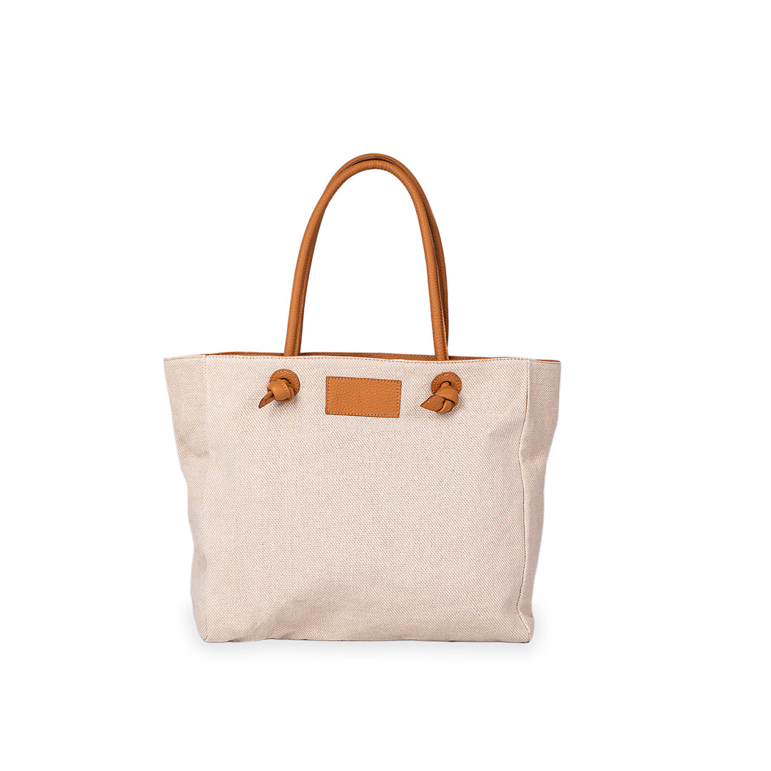 Tulum Beach Bag Small Camel