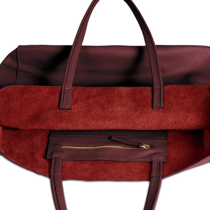 London Tote Burgundy